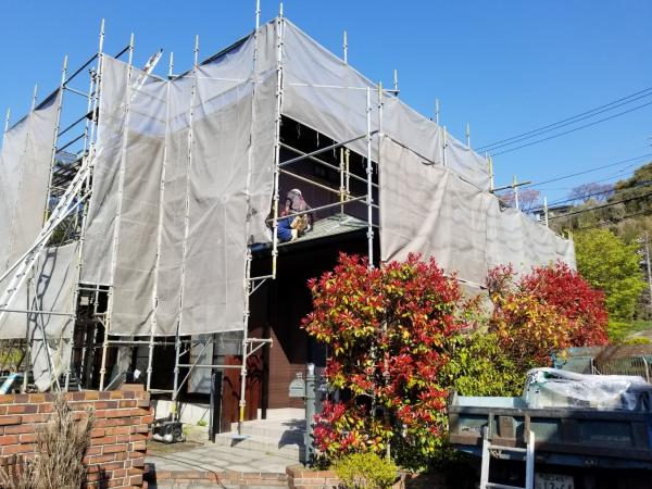 Kデザイン事務所様物件　下松市T様邸屋根カバー工事