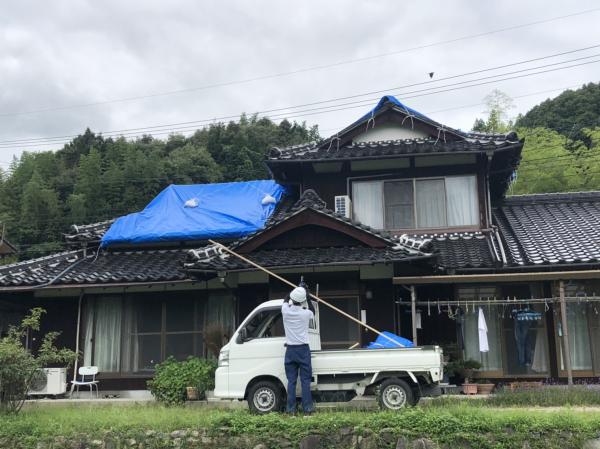 雨漏り養生