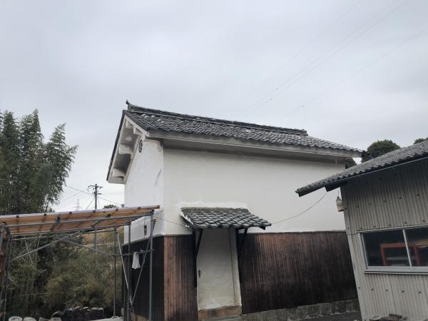 K建築様物件　岩国市玖珂町T様邸蔵屋根改修工事